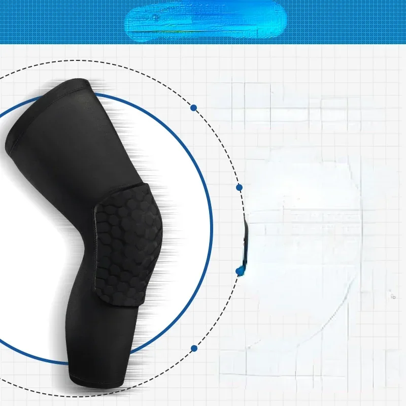 Rodilleras deportivas de compresión, Protector de baloncesto, rodillera para disparar, soportes de voleibol, rodillera de seguridad para gimnasio - imagen 4