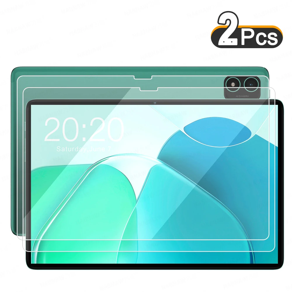 Protector de pantalla HD a prueba de arañazos, vidrio templado para tableta Teclast P40S de 10,1 pulgadas, película protectora sin burbujas, 2 piezas - imagen 2