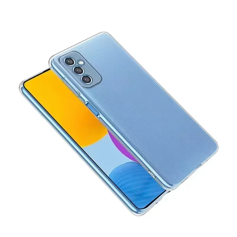 Funda de teléfono transparente para Samsung Galaxy M53, M33, M23, M13, M62, M52, M42, M32, M22, M12, M02, M02S, F23, F13, 5G, silicona suave, delgada, cubierta de lujo - imagen 5