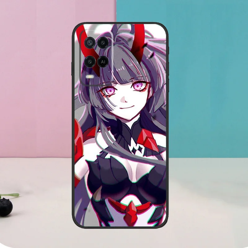 Funda Herrscher of Thunder Honkai Impact 3 para Oppo A40 A60 A80 A76 A96 A16 A17 A57 A18 A38 A58 A78 A98 A15 A54 A74 A94 A6 A5 Pro - imagen 3