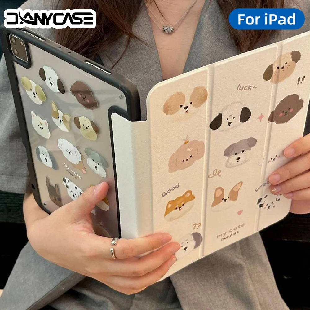 Funda triple con portalápices para iPad Air 11 2025, funda para iPad 10a generación 11a A16, funda para iPad Pro11 4 5 10,9 pulgadas 12,9 M2 M3 M4 - imagen 2