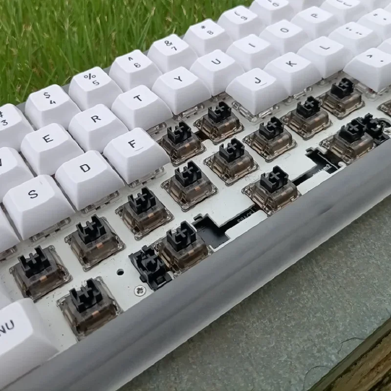 GATERON INK V2 vástago de pared negro lineal 60g fuerza personalizado intercambio en caliente DIY 5 pines interruptor de teclado mecánico para juegos - imagen 4