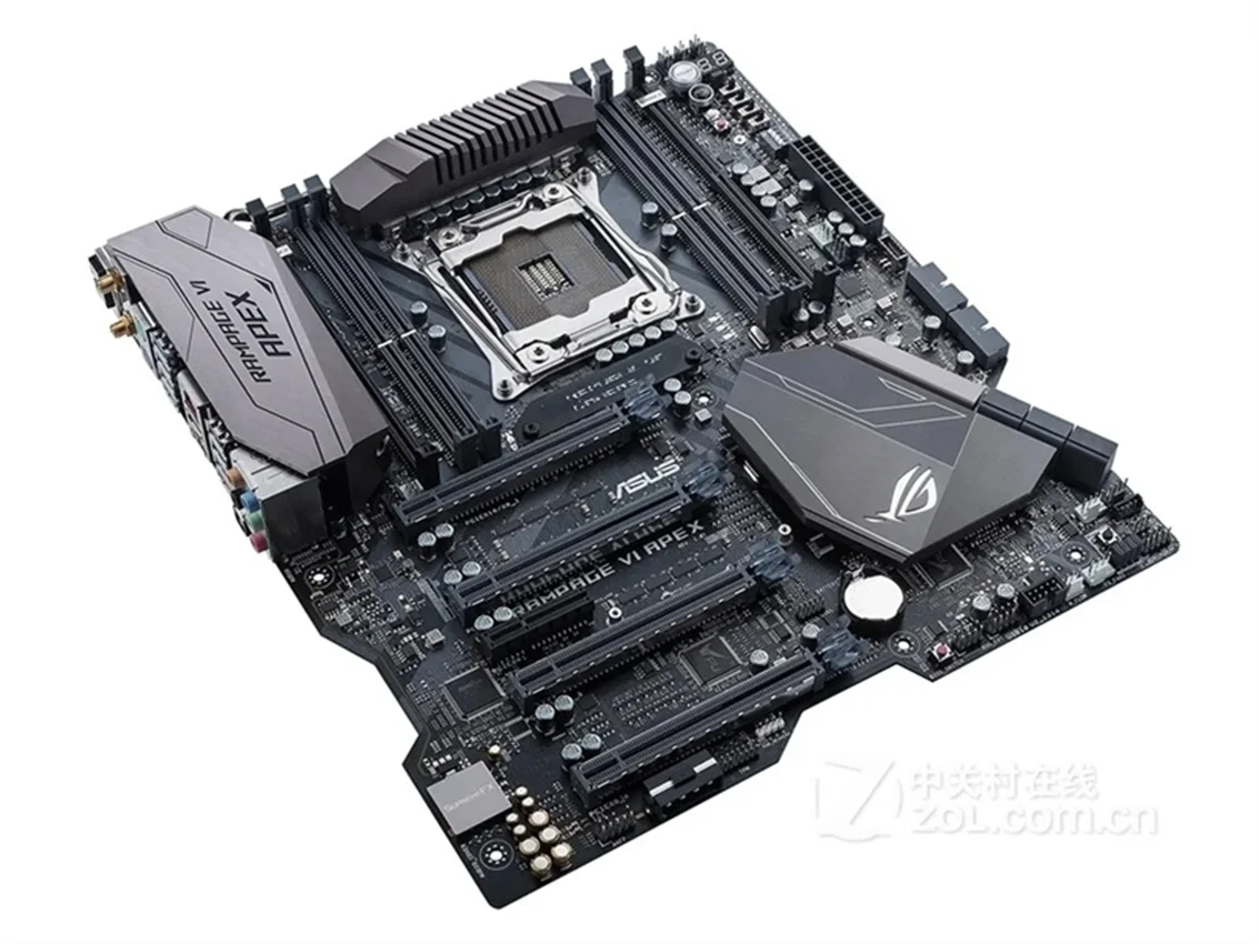 Placa base ASUS ROG RAMPAGE VI APEX compatible con i7-7800X 9800X 10900X I9-9900X 10980X CPU DDR4 4000MHz ARGB USBC M.2 X299 - imagen 2