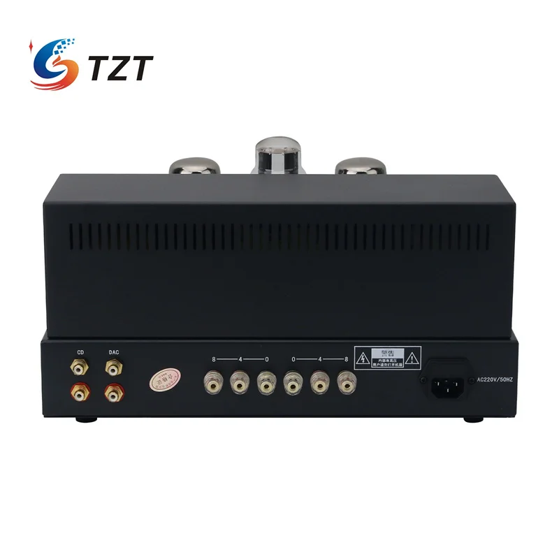 TZT KT88-K1 versión VU Meter/versión Bluetooth5.0 Clase A amplificador de tubo electrónico puro HiFi salida de 15Wx2 con 5 tubos de vacío - imagen 3