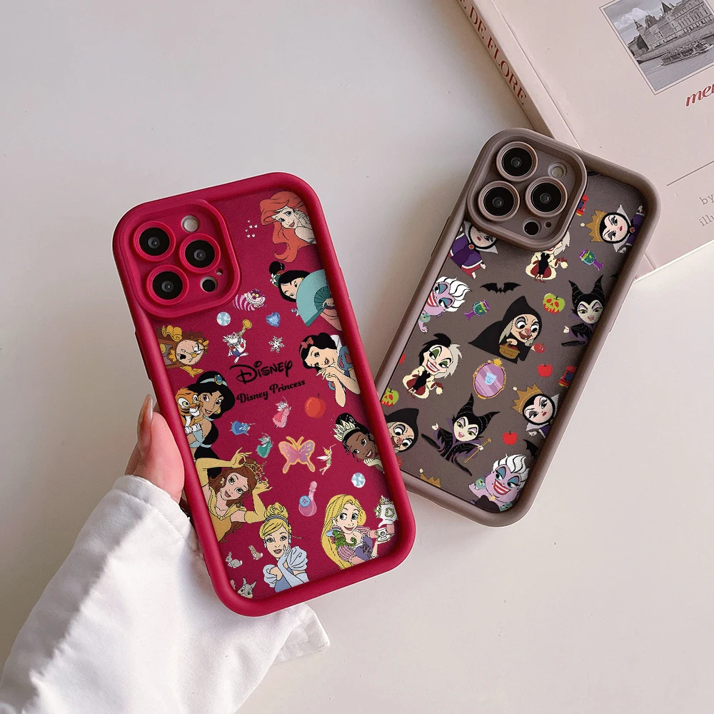 Funda de teléfono Cute Evils Queens Disneys Princess para Huawei P20 P30 P40 P50 Mate 20 30 40 Pro Nova 5i 7 9 10 SE, funda trasera suave de TPU - imagen 2