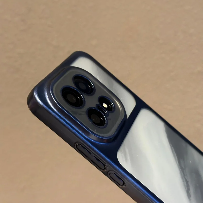 Funda de teléfono Original mate transparente con revestimiento de armadura dura para VIVO X300 Pro IQOO 15, cubierta translúcida de piel brillante ultrafina a prueba de golpes - imagen 4