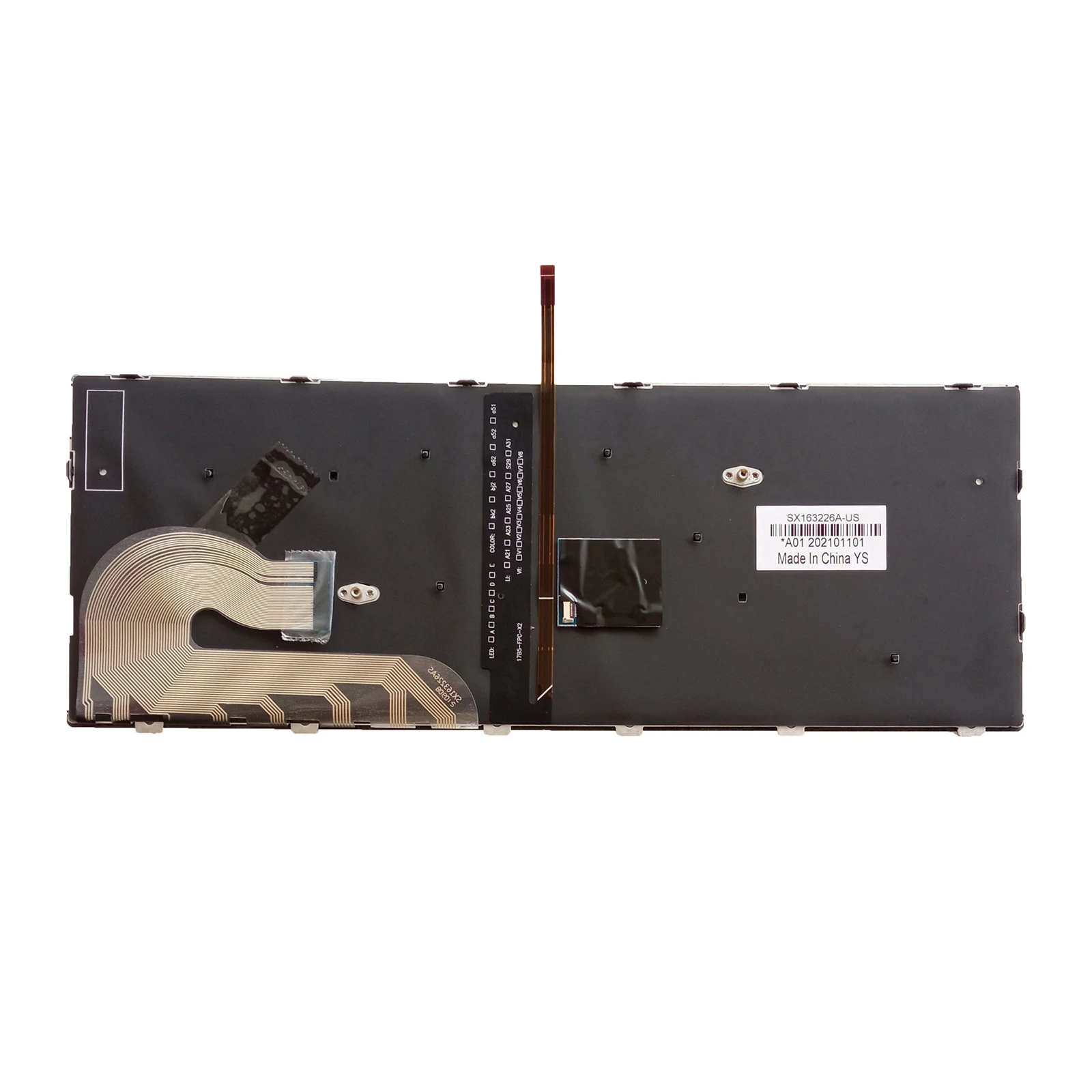 Teclado para ordenador portátil estadounidense para Hp EliteBook 840 G5 G6 846 745 G5 ZBook 14u G5 14u G6 L11308-031 L14377-031 - imagen 2