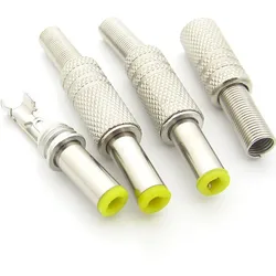 Adaptador DC 5.5x2.5mm macho-hembra alimentación
