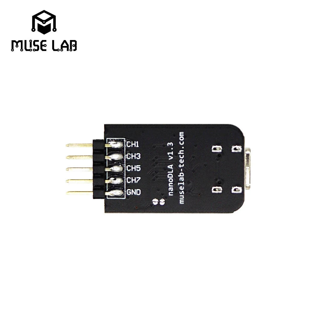 Analizador lógico NanoDLA A-RM herramienta de depuración FPGA análisis de protocolo 24MHz frecuencia de muestra 8 canales código abierto Sigrok PulseView nuevo - imagen 4
