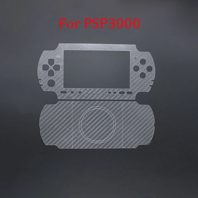 YUXI 1 Juego de película de fibra de carbono para Switch Lite NS Oled/PSP/PSV1000/2000/3000/PSPGO/PSPE1000 controlador pegatina de piel transparente - imagen 3