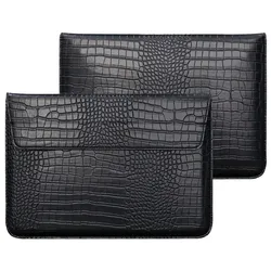 Funda cuero cocodrilo MacBook Air – Tapa antirrayaduras