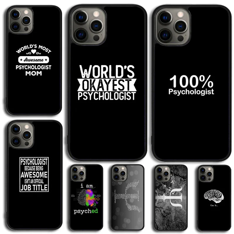 Impresionante psicólogo profesión psicología funda de teléfono para iPhone 17 Air 15 Pro MAX 16 Plus 14 11 12 13
