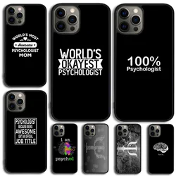 Impresionante psicólogo profesión psicología funda de teléfono para iPhone 17 Air 15 Pro MAX 16 Plus 14 11 12 13