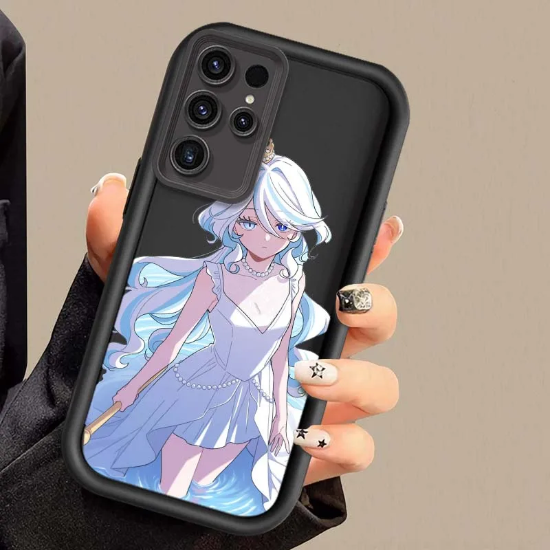 Funda Protectora para Teléfono con Diseño de Chica Anime Furina para Samsung Galaxy S25 S24 S23 S22 S21 S20 Ultra Plus FE 5G - imagen 4