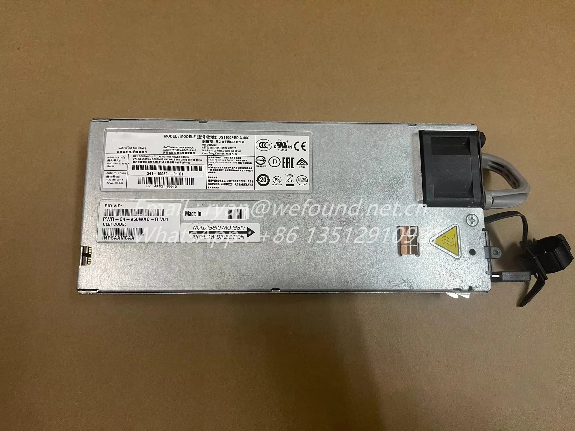PWR-C4-950WAC-R para fuente de alimentación, interruptores de serie 9500, CISCO Catalyst - imagen 2