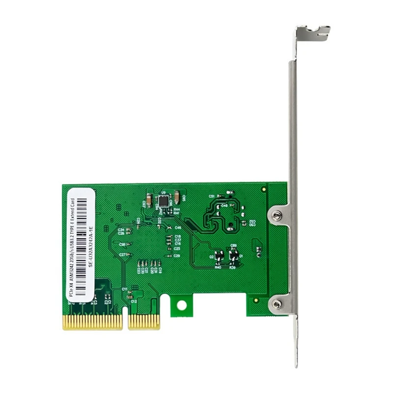Tarjeta de expansión Top-PCI-E X4 a USB 3,2, 20Gbps tipo E, tarjeta adaptadora de red, Chip ASM3242 para Win 7/Win 8/Win 10/Linux - imagen 5