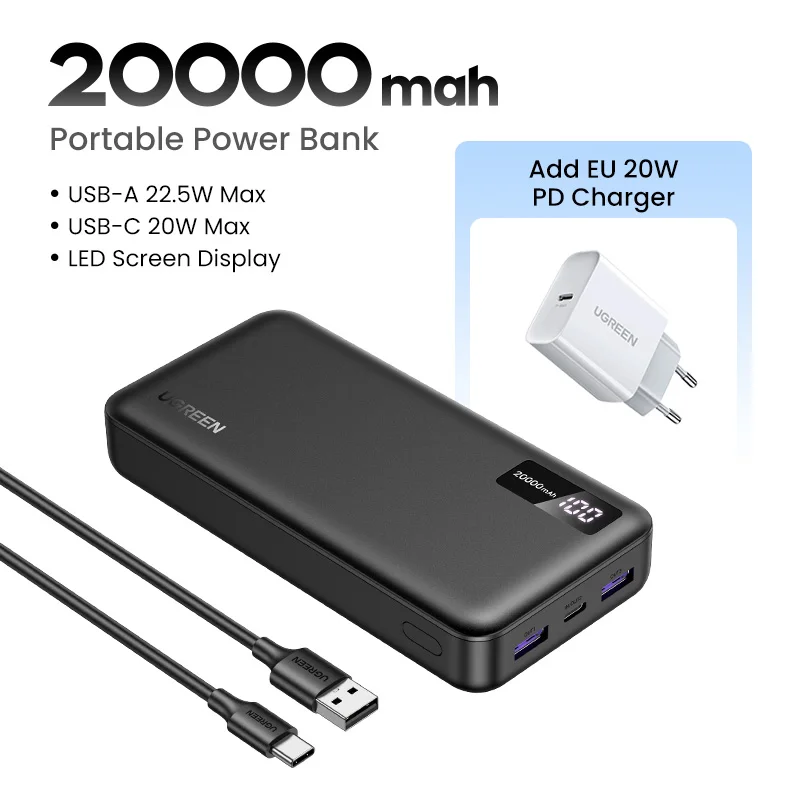 20000mAh EU Charger