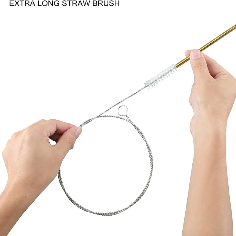 Cepillo de drenaje de nailon Flexible para limpieza de techo solar, filtro de Acuario, manguera de sifón, 59 pulgadas - imagen 3