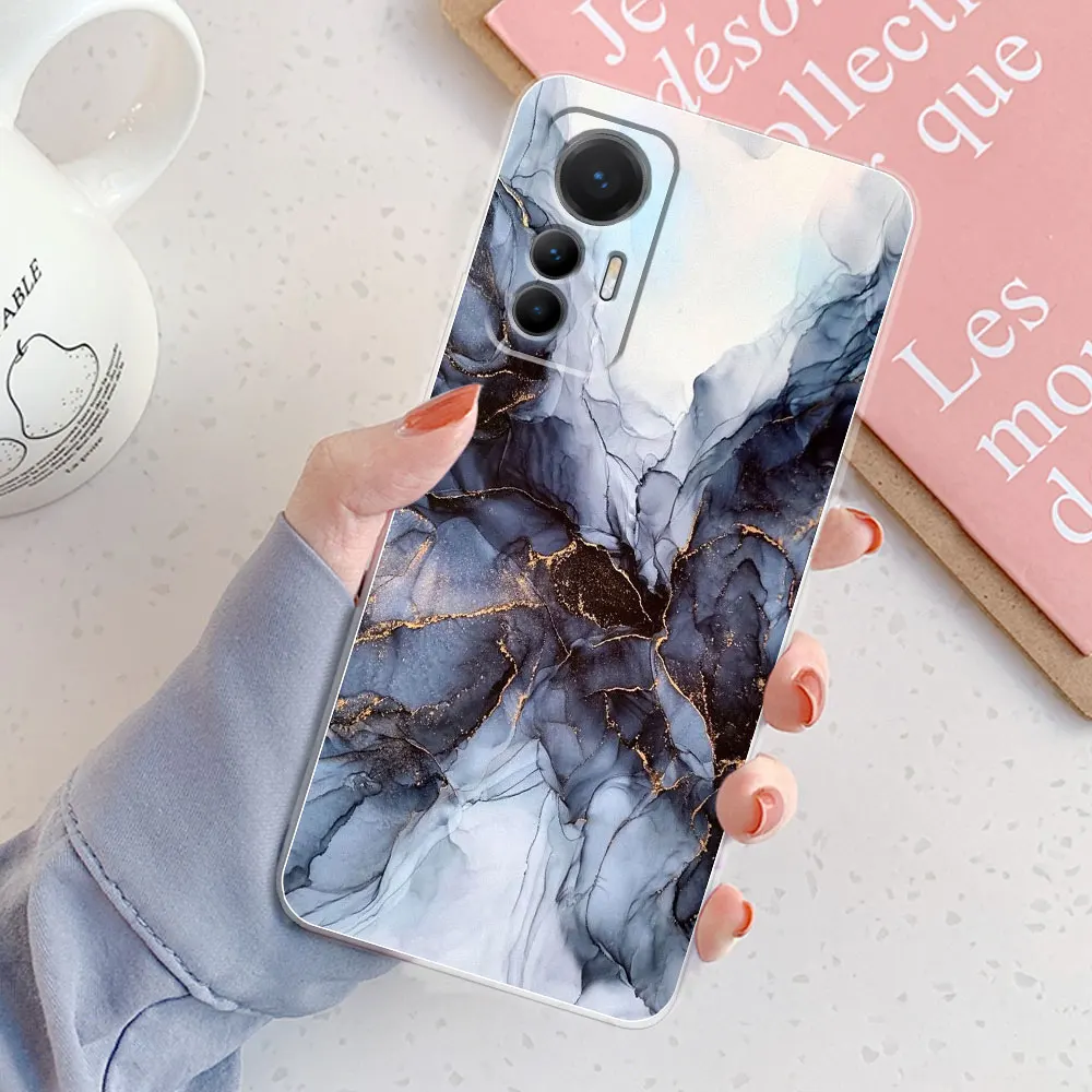 Funda trasera para Xiaomi 12 Lite 5G, carcasa transparente de silicona suave para teléfono Xiaomi 12 Lite - imagen 4