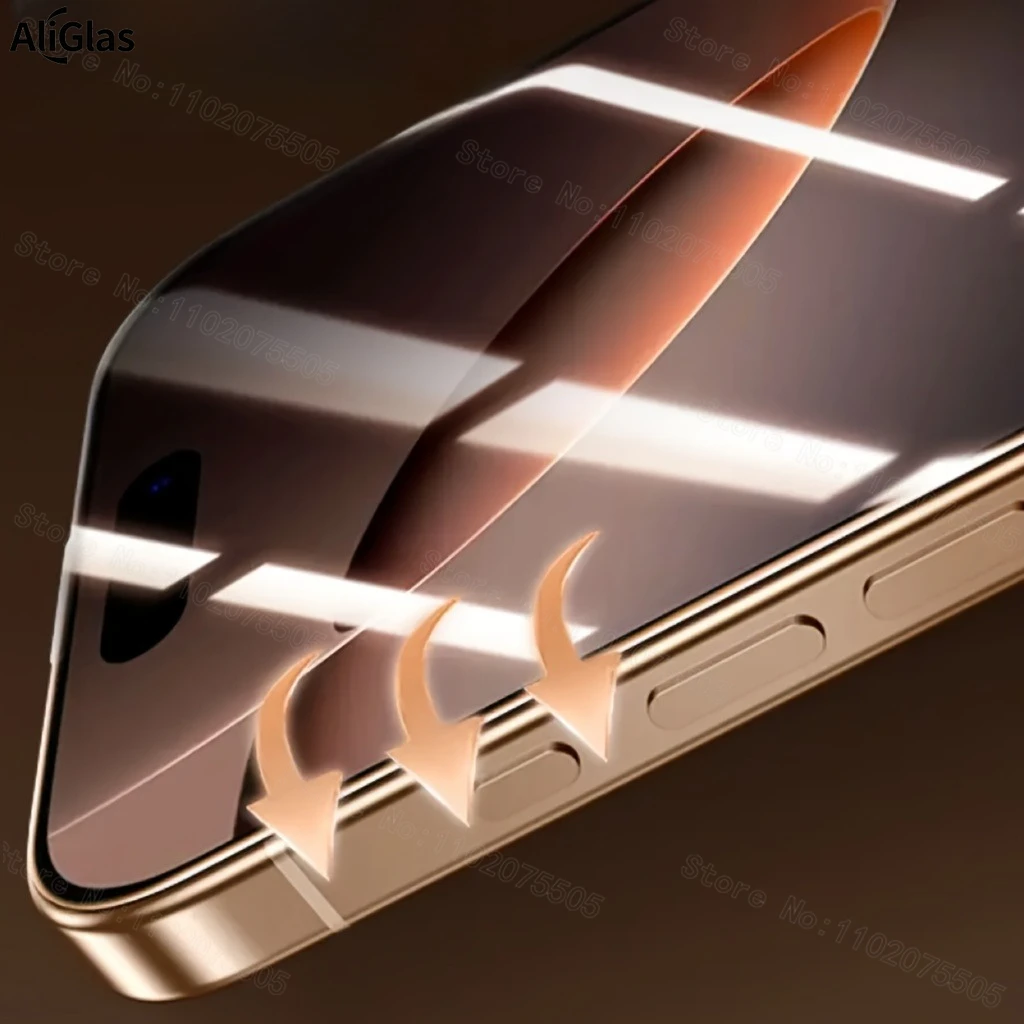 2 protectores de pantalla sin polvo a prueba de golpes para iPhone 17/16/15/14/13/12 Pro Max/15 16 Pro/Plus 17Air 17 Pro Max de alta calidad - imagen 3