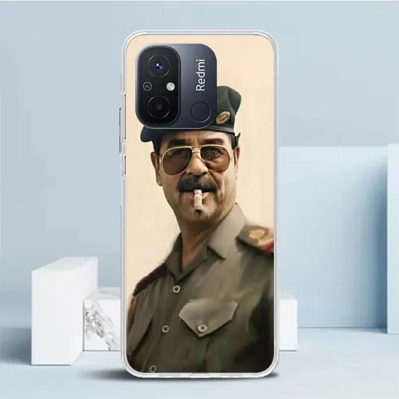 Etui moda Saddam Hussein Iraq árabe silicona llamada teléfono caso para Xiaomi Redmi 12 12C 13 13C 14C 10 10A 10C 9 9A 9C 9T 8 8A 7 - imagen 5