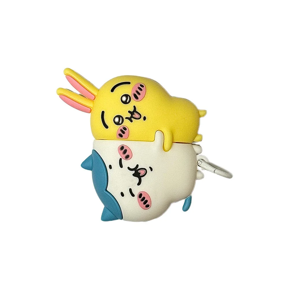 Funda Chiikawa Hug para Airpods Pro 2, Funda protectora de silicona con dibujos animados 3D para auriculares Airpods 4, Funda para niños - imagen 5