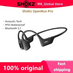 Shokz OpenRun Pro Auriculares Conducción Ósea Bluetooth 5.1 Deportivos