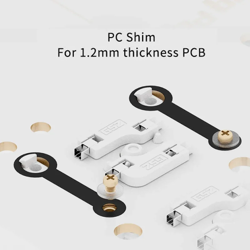 Tornillo de PCB de estudio de Diseñador, estabilizador para Teclado mecánico de juegos, POM 2u, 6.25u, 7u, protección de cable, negro, Beige, blanco - imagen 5