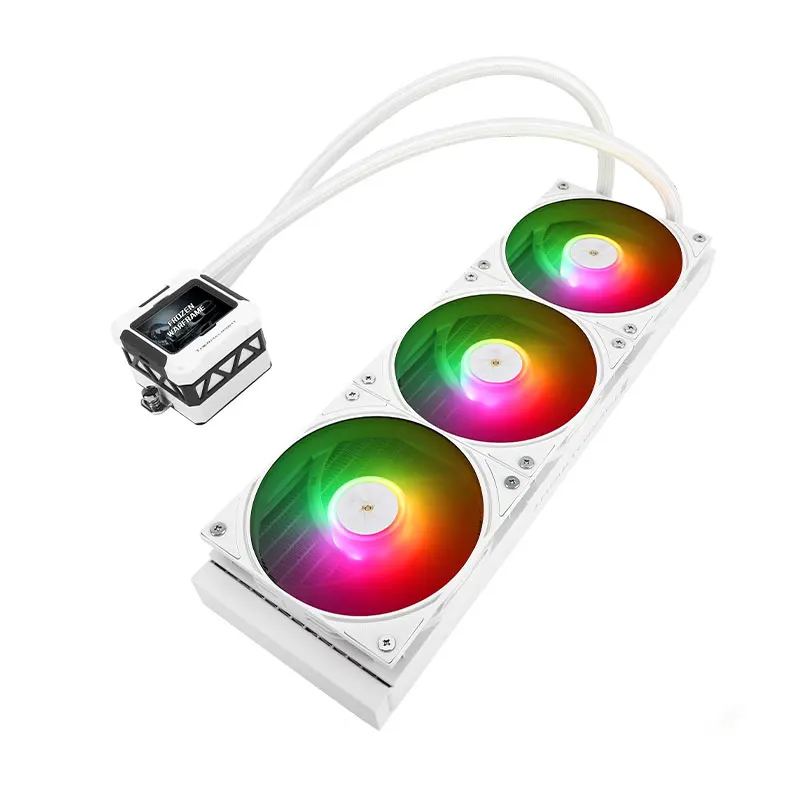 Radiador de agua fría todo en uno Thermalright FW 360 ARGB, pantalla LCD giratoria magnéticamente de 2,4 pulgadas, compatible con LGA1700/AM5/AM4 - imagen 3
