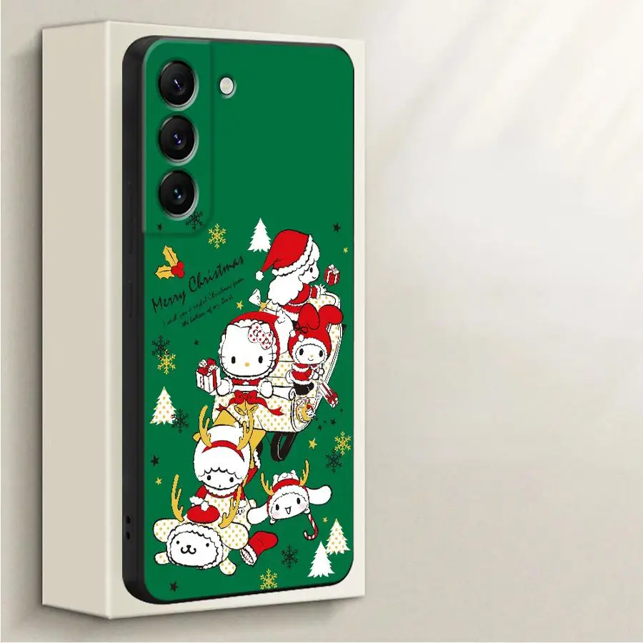Funda de teléfono suave con personaje bonito de Navidad para Samsung Galaxy A16 A13 A14 A22 A52 A24 A11 A12 A36 A26 A35 A15 A51 A34 - imagen 2