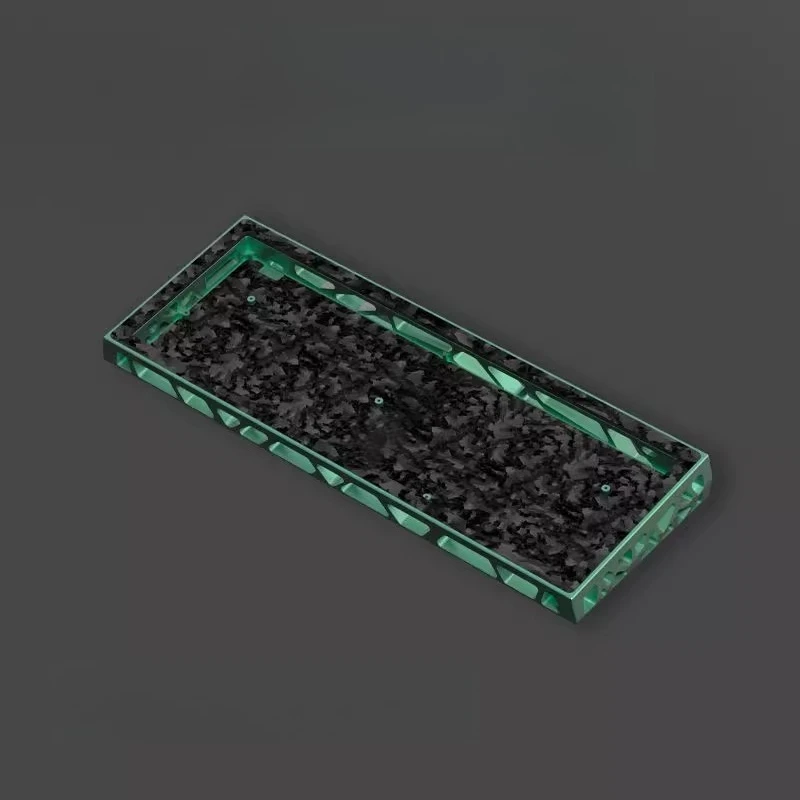 Funda de teclado de aluminio hueca personalizada, carcasa de teclado Wooting60 de 60 diseños para juegos, accesorios de teclado mecánico de oficina - imagen 5