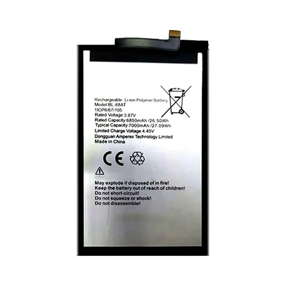 Batería estable para teléfono móvil BL-68AT 7000Mah para Tecno Pova 2 LE7 - imagen 2
