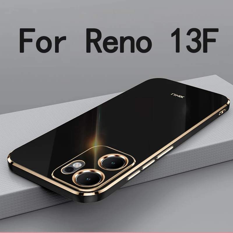 Para Reno 13F funda suave de TPU para OPPO Reno 13F funda protectora de cámara antihuellas - imagen 3