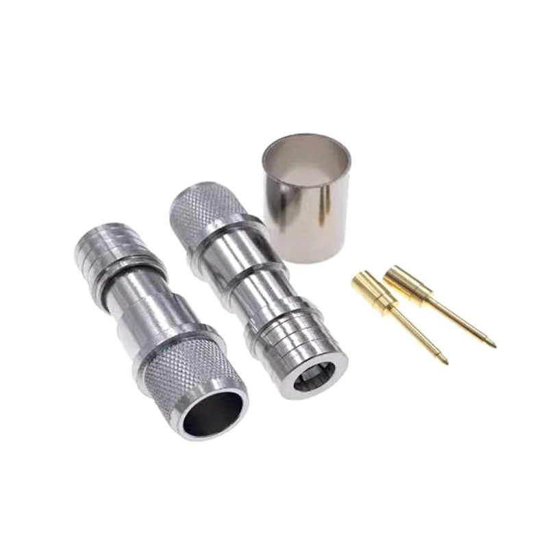 QMA-conector Coaxial RF macho/hembra para RG8, RG213, RG165, LMR400, 7D-FB, 100 piezas - imagen 2