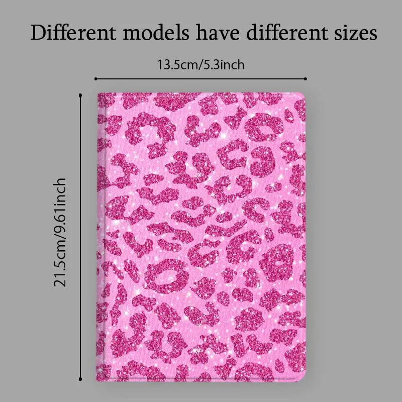 Estampado de leopardo con purpurina artística para Samsung Galaxy Tab S11 S10 S9 S8 S7 S6 A11 A9 A8 A7 10,5 10,4 Lite FE Plus pulgadas funda para tableta - imagen 5
