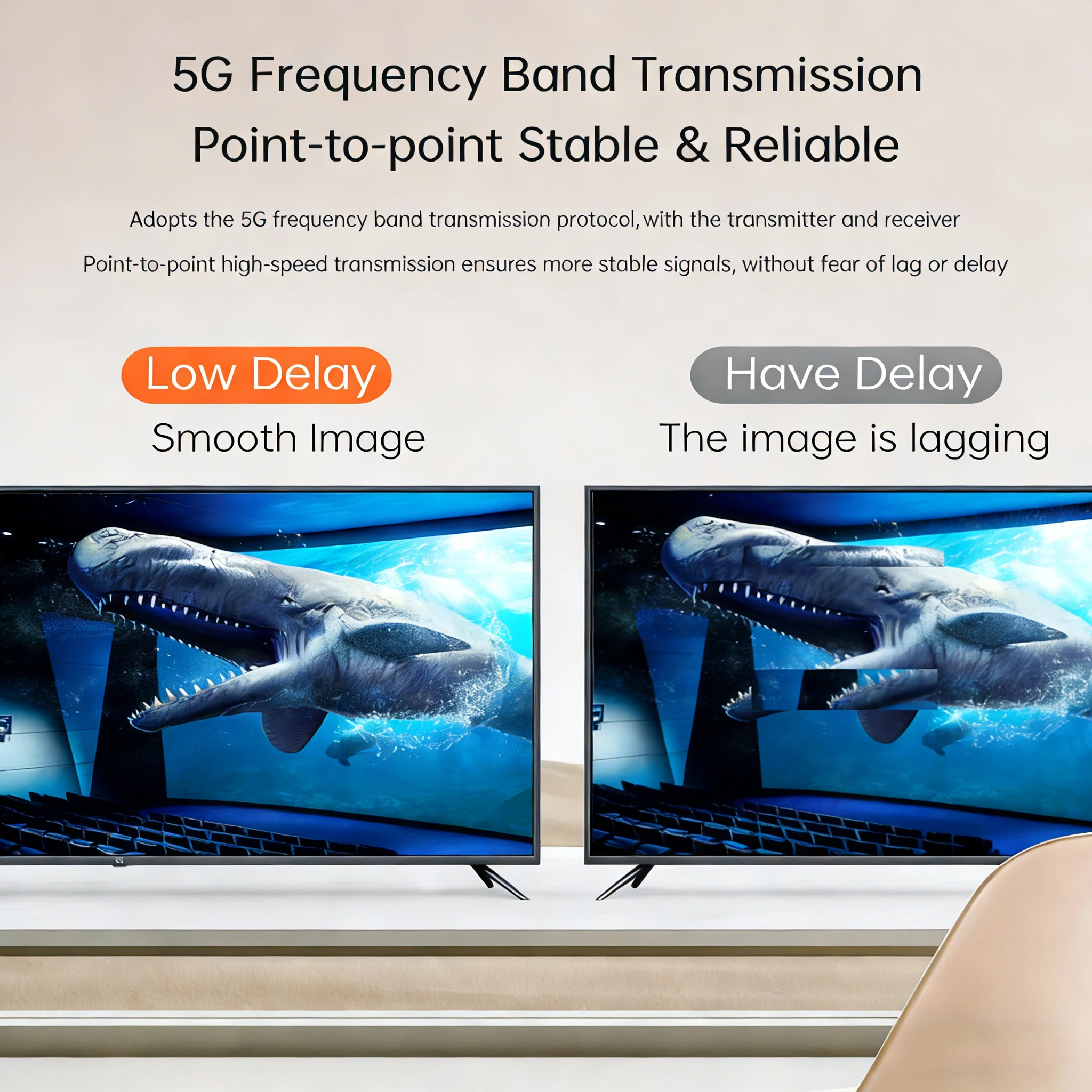 50M 1080P inalámbrico HDMI Video Audio transmisor receptor extensor 5G HDMI compatible TV Stick Display Dongle para Monitor TV Box