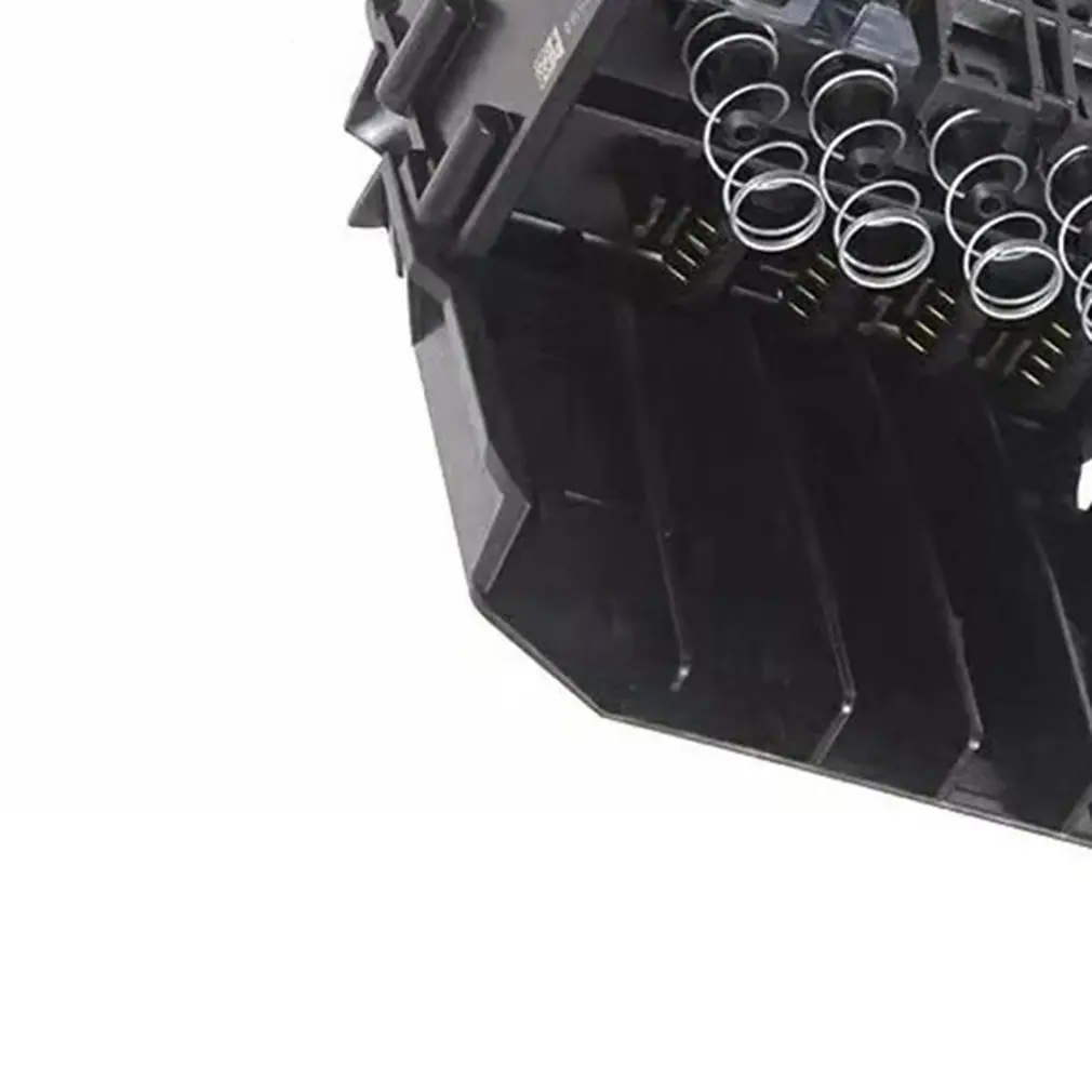 Una caja negra con un montón de resortes