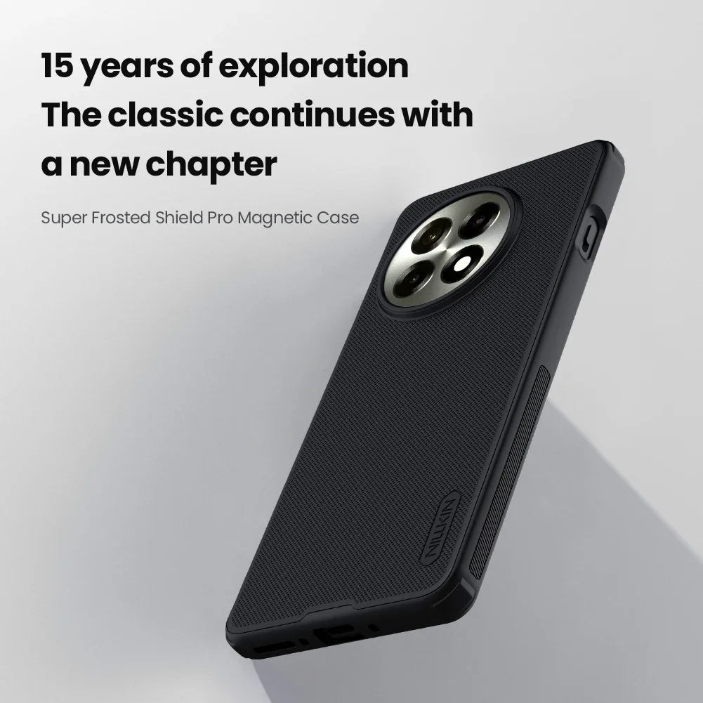 Para OnePlus Ace 5 Pro / Ace 5 5G funda Nillkin Super Frosted Shield Pro magnética ultrafina dura para funda trasera delgada de borde suave - imagen 3