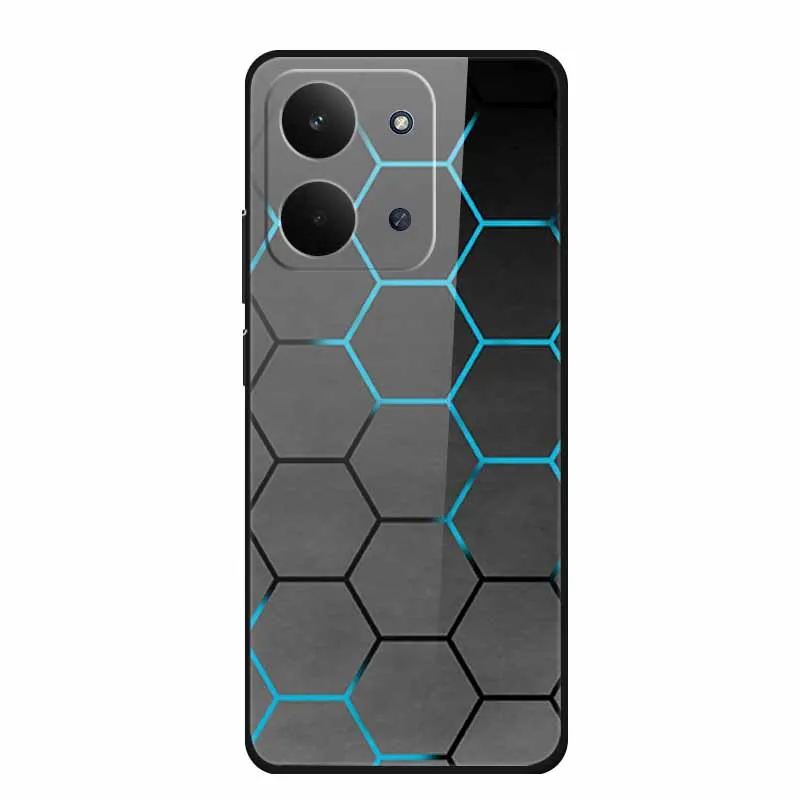 6,9 "para Redmi 15C 4G Funda de vidrio suave parachoques duro templado Funda trasera de vidrio para Redmi 15C 2025 Funda de teléfono 15 C Funda Shells - imagen 2