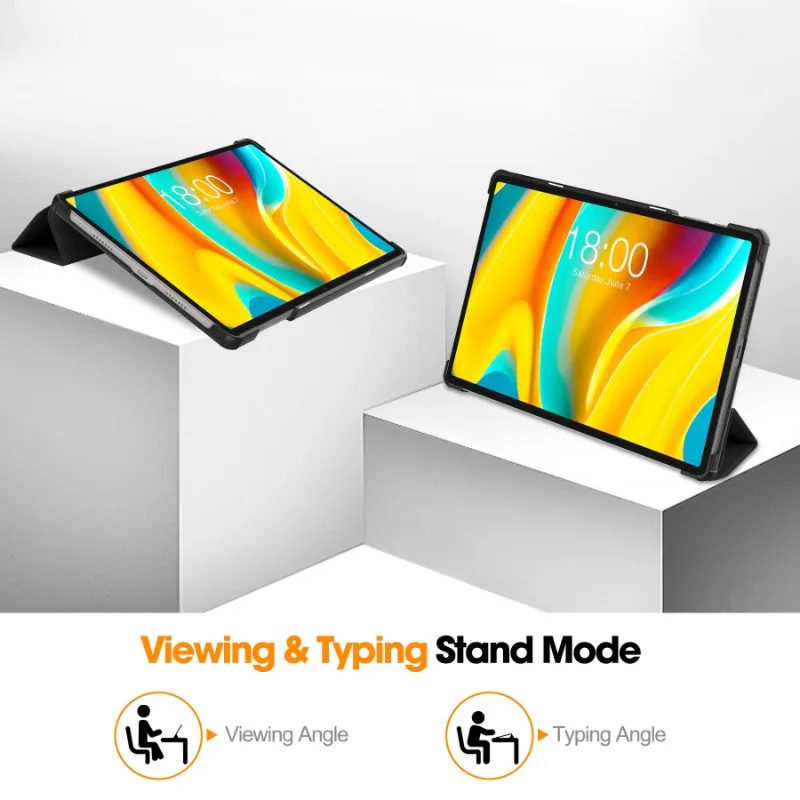 Funda magnética para tableta Teclast T50 (11 "), Funda trasera dura triple de cuero PU Teclast T50 Pro, Funda de 11 pulgadas - imagen 4
