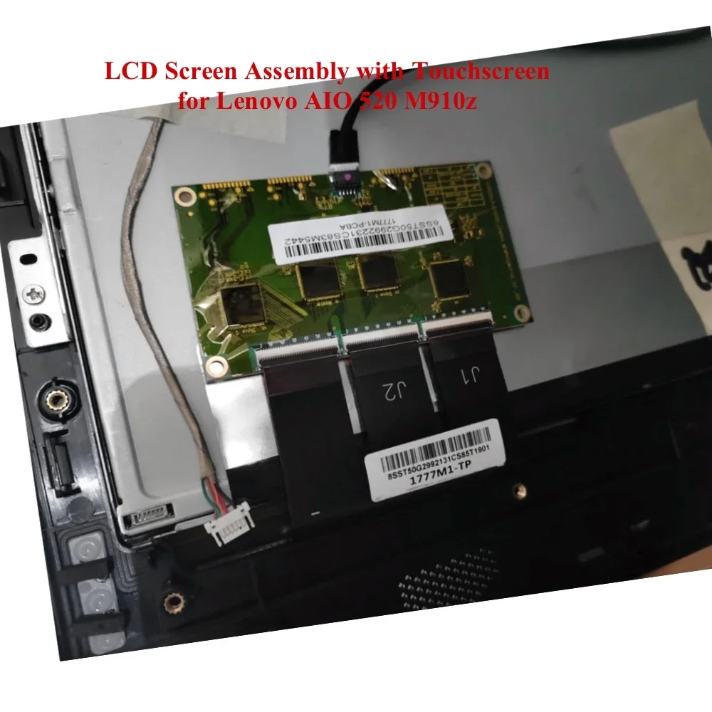 Montaje de pantalla LCD AIO de ordenador 23,8 con pantalla táctil para Lenovo AIO 520 M910z todo en uno ThinkCenter 10NT PC0XGD3J LM238HL02 - imagen 4
