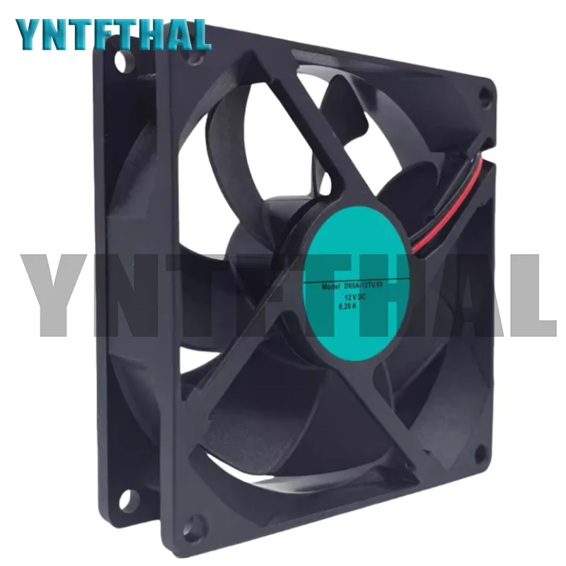 Nuevo D09A-12TU 03 12V 0.20A ventilador de refrigeración de 2 cables - imagen 2