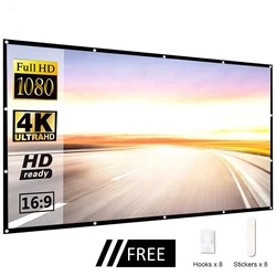 HY300 Pantalla de Proyección Portátil 150 Pulgadas 16:9