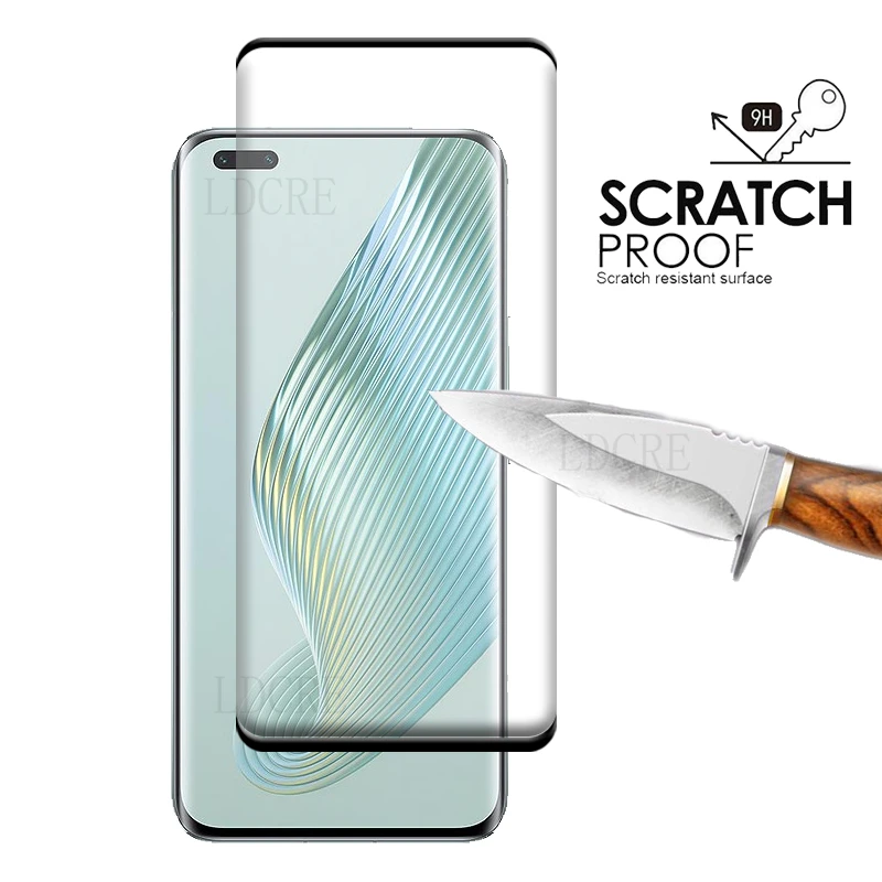 Protector de pantalla curvada 4 en 1 para Huawei Honor Magic 5 Pro 5G Glass para Honor Magic 5 Pro Lite 5G Glass - imagen 3