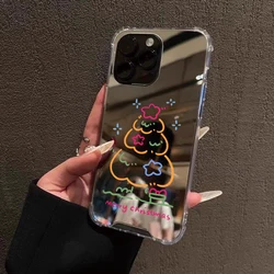 Funda Samsung Galaxy Acrílica Espejo Estrella Árbol de Navidad
