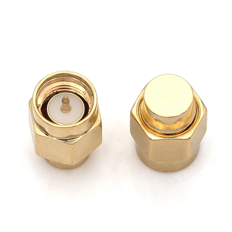 2/10/20 piezas 2W 6GHz 50 ohm SMA macho RF terminación Coaxial carga simulada tapa chapada en oro conectores Accesorios - imagen 5