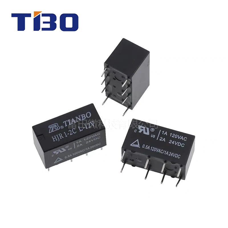 1 Uds relé TIANBO HJR1-2C-L-05V HJR1-2C-L-12V HJR1-2C-L-24V 8 pines 2A sincrónico HK19F HFD27-005 012 024 relé de señal - imagen 3