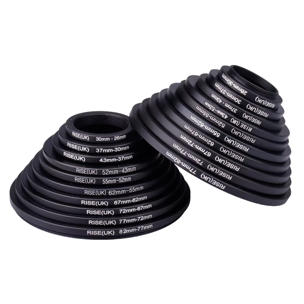 Juego de adaptadores de anillo de filtro para lente de cámara, Kit de anillos paso a paso de Metal, 26-82mm, 82-26mm, para cámara fujifilm, nikon, canon, 20 piezas - imagen 3