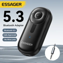 Essager Adaptador Bluetooth 5.3 AUX 3.5mm para Coche y Auriculares