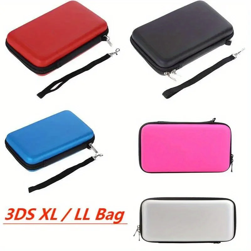 Estuche rígido de transporte de piel EVA para consola NS 3DS XL LL, funda protectora, bolsa de almacenamiento portátil para nuevo 3DS XL 3DS LL